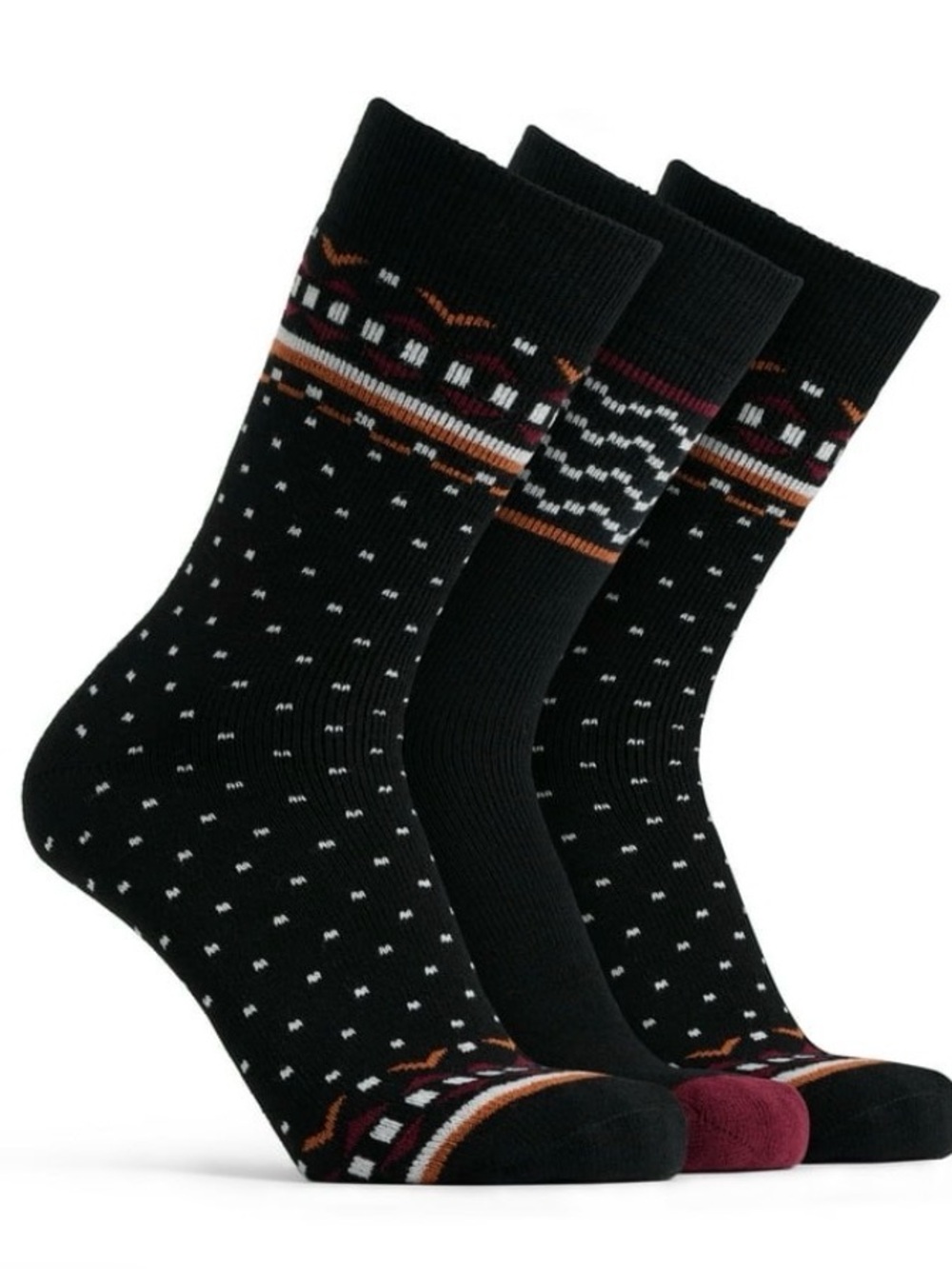 New men’s 3 pairs light heat socks shoes sz 7-12